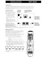 Preview for 73 page of Kenwood DVR-605 Instruction Manual