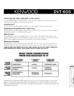 Preview for 75 page of Kenwood DVR-605 Instruction Manual