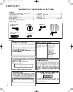 Предварительный просмотр 2 страницы Kenwood DVR-605 Service Manual