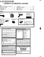 Предварительный просмотр 2 страницы Kenwood DVR-6100 Service Manual