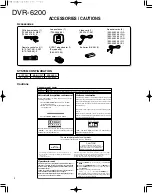 Preview for 2 page of Kenwood DVR-6200 Service Manual