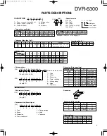 Preview for 3 page of Kenwood DVR-6300 Service Manual