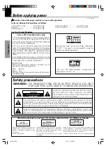 Preview for 2 page of Kenwood DVR-8100 Instruction Manual