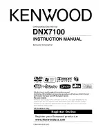 Kenwood DXN7100 Instruction Manual предпросмотр