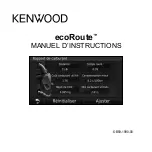 Preview for 9 page of Kenwood ecoRoute Instruction Manual