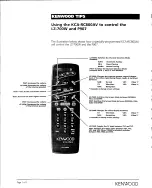 Preview for 1 page of Kenwood Excelon KCA-RC800AV User Manual