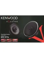 Предварительный просмотр 1 страницы Kenwood excelon KFC-X174 Installation Instructions Manual