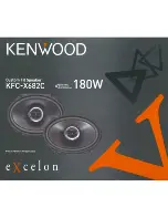 Preview for 2 page of Kenwood EXCELON KFC-X682C Installation Manual