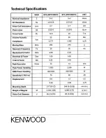 Предварительный просмотр 8 страницы Kenwood eXcelon KFC-XW1100DVC Instruction Manual