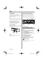 Предварительный просмотр 6 страницы Kenwood EZ500 - Radio / CD Instruction Manual