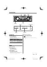 Предварительный просмотр 15 страницы Kenwood EZ500 - Radio / CD Instruction Manual