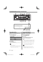 Предварительный просмотр 18 страницы Kenwood EZ500 - Radio / CD Instruction Manual