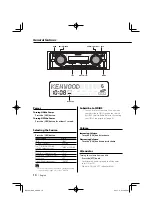 Preview for 10 page of Kenwood EZ700SR Instruction Manual