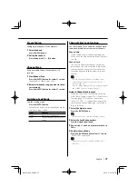 Preview for 21 page of Kenwood EZ700SR Instruction Manual