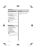 Preview for 22 page of Kenwood EZ700SR Instruction Manual