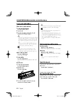 Preview for 24 page of Kenwood EZ700SR Instruction Manual