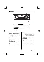 Preview for 27 page of Kenwood EZ700SR Instruction Manual