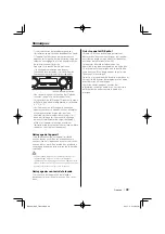 Preview for 49 page of Kenwood EZ700SR Instruction Manual