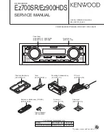 Kenwood EZ700SR Service Manual preview