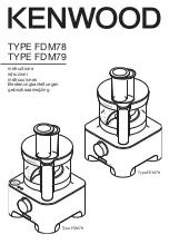 Kenwood FDM78 Instructions Manual предпросмотр