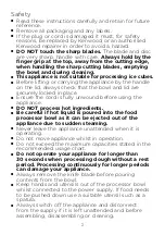 Preview for 7 page of Kenwood FDP22 Instructions Manual