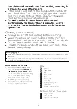 Preview for 9 page of Kenwood FDP22 Instructions Manual