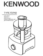 Kenwood FDP60 Instructions Manual предпросмотр