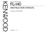 Kenwood FL-140 Instruction Manual предпросмотр