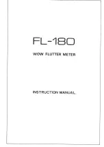 Preview for 1 page of Kenwood FL-180 Instruction Manual