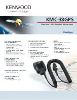 Preview for 1 page of Kenwood FleetSync KMC-38GPS Specifications
