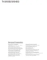 Предварительный просмотр 122 страницы Kenwood FleetSync TK-5810(H) Service Manual