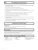 Preview for 22 page of Kenwood FP370 series User Manual