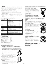 Preview for 5 page of Kenwood FP479 Manual