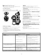 Предварительный просмотр 12 страницы Kenwood FP510 series User Manual