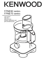 Kenwood FPM260 series Instructions Manual предпросмотр