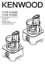 Kenwood FPM90 Instructions Manual предпросмотр