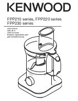 Предварительный просмотр 1 страницы Kenwood FPP210 series Instructions Manual