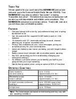 Preview for 2 page of Kenwood FreeTalk XLS TK-3131 Instruction Manual