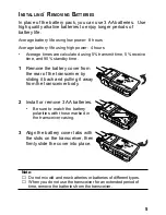 Preview for 11 page of Kenwood FreeTalk XLS TK-3131 Instruction Manual