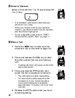 Preview for 16 page of Kenwood FreeTalk XLS TK-3131 Instruction Manual