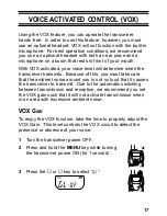 Preview for 23 page of Kenwood FreeTalk XLS TK-3131 Instruction Manual