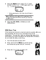 Preview for 24 page of Kenwood FreeTalk XLS TK-3131 Instruction Manual