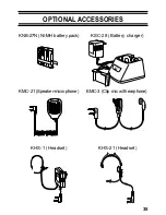 Preview for 41 page of Kenwood FreeTalk XLS TK-3131 Instruction Manual