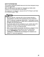 Preview for 43 page of Kenwood FreeTalk XLS TK-3131 Instruction Manual