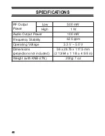 Preview for 46 page of Kenwood FreeTalk XLS TK-3131 Instruction Manual