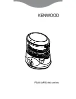 Kenwood FS350 series Quick Manual preview