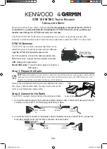 Предварительный просмотр 1 страницы Kenwood GTM 10 Installation Sheet