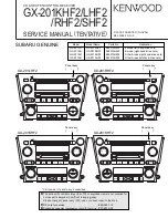 Kenwood GX-201KHF2 Service Manual preview