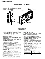 Preview for 8 page of Kenwood GX-401EF2 Service Manual