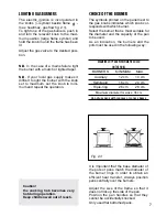 Preview for 7 page of Kenwood HCG600 Instructions For Use Manual